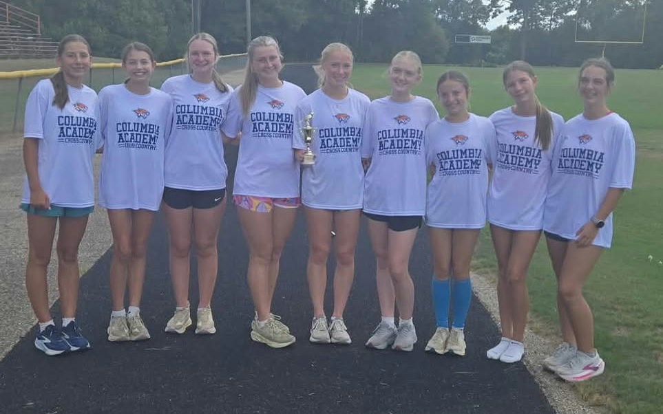 Columbia Academy Girls Cross Country Opens Season with First-Place Finish