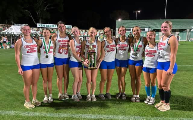 Girls XC Team Wins at Cathedral's Twilight Run
